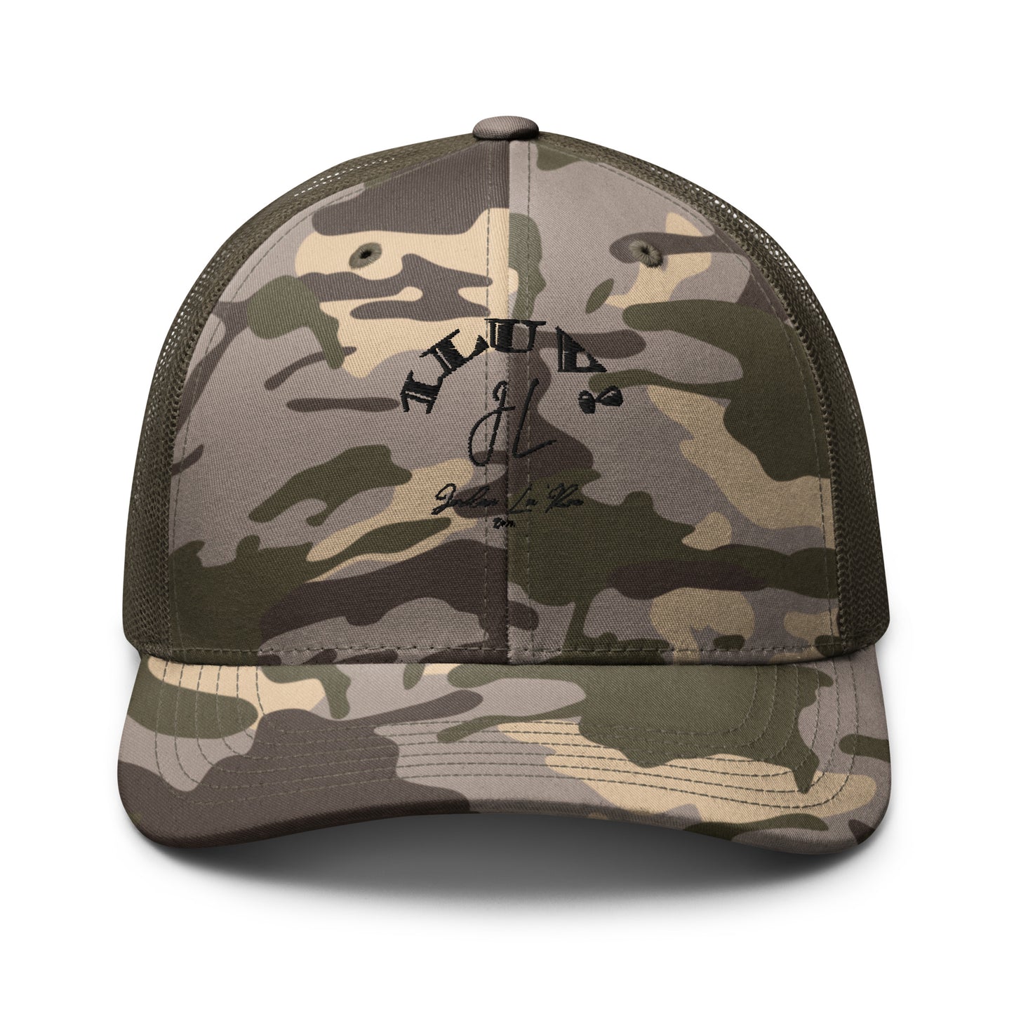 Camouflage trucker hat